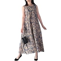 まこちゃん新品未使用タグ✨Double 花柄 ノースリーブワンピ他2点 Amazon.co.jp: [MafLu.] ロングワンピース マキシ丈 夏